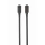 USB-C kuni USB-C kaabel Gembird CCP-USB3.1-CMCM-1M — 1 m, USB 3.2 Gen 1, must