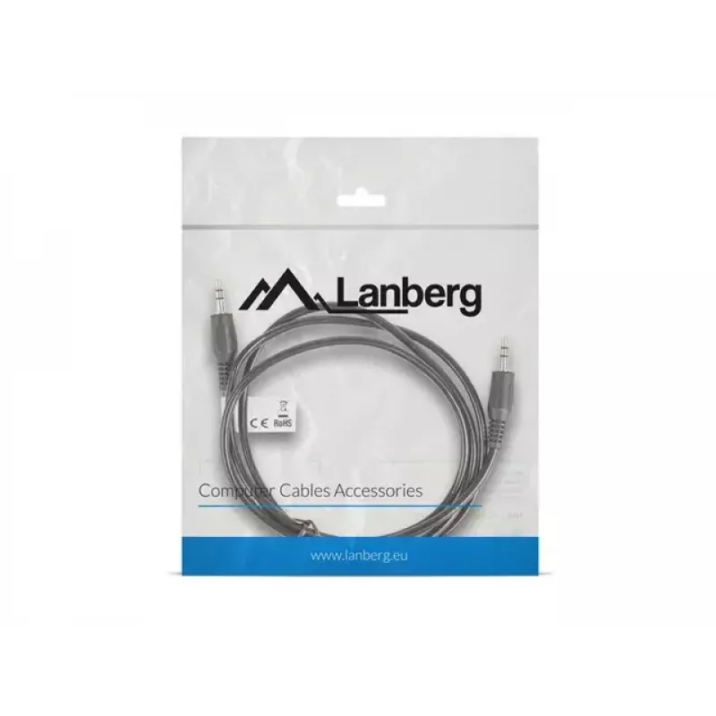 LANBERG audikaabel 3,5 mm isane-isane 1,2 m must