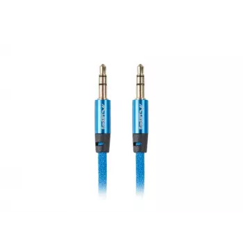 LANBERG 3,5 mm isane–3,5 mm isane helikaabel, 2 m, sinine