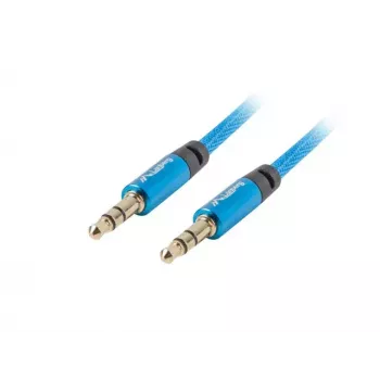 Audio kaabel Lanberg CA-MJMJ-10CU-0030-BL 3m 3.5mm isane-isane sinine