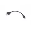 USB 2.0 kaabel LANBERG OEM-0006 — USB A kuni Micro-USB B, 0,15 m, must