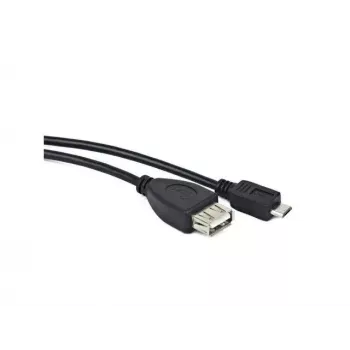 USB 2.0 kaabel LANBERG OEM-0006 — USB A kuni Micro-USB B, 0,15 m, must