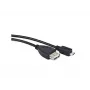 USB 2.0 kaabel LANBERG OEM-0006 — USB A kuni Micro-USB B, 0,15 m, must