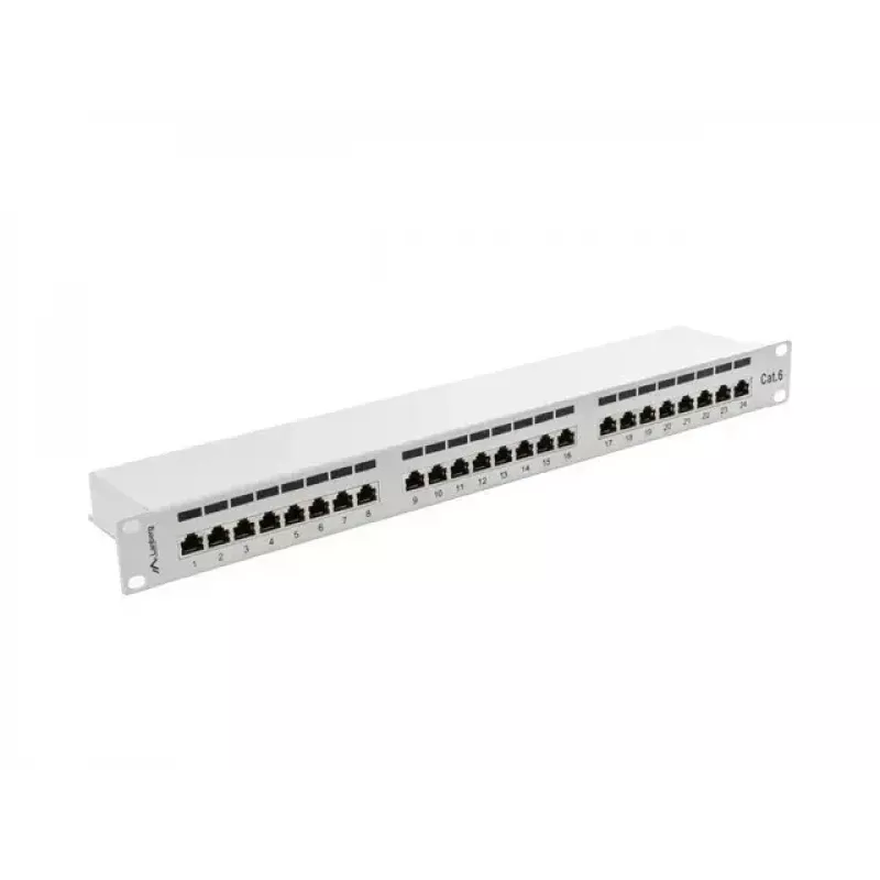Lanberg Patch Panel 24 port 1U, cat. 6, shielded, hall