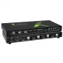 Techly 4-kohaline 1 USB HDMI 4Kx2K IDATA KVM-HDMI4U KVM-lüliti Must