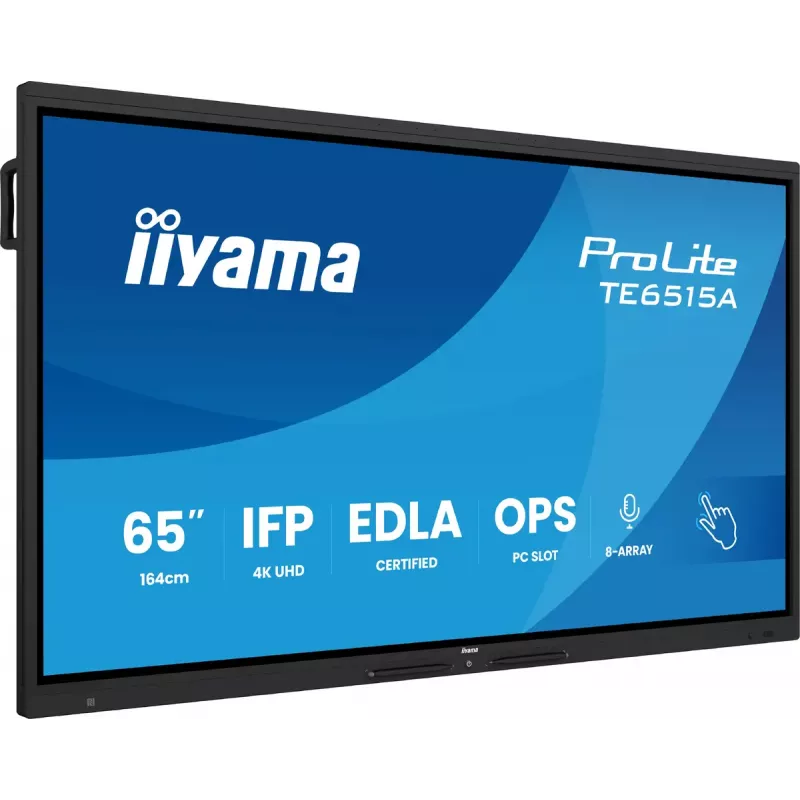 Monitor iiyama TE6515A-B1AG 65 tolli 4K UHD puuteekraan