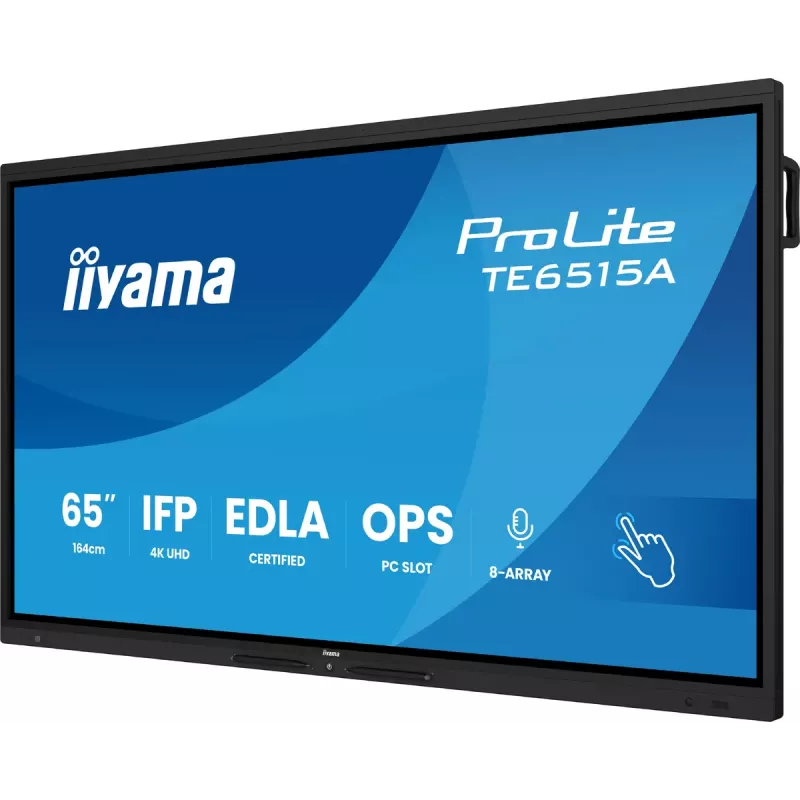 Monitor iiyama TE6515A-B1AG 65 tolli 4K UHD puuteekraan
