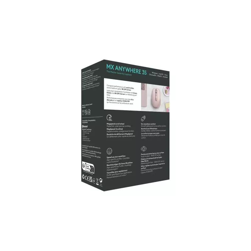 Hiir Logitech MX 3S Roosa USB Optiline