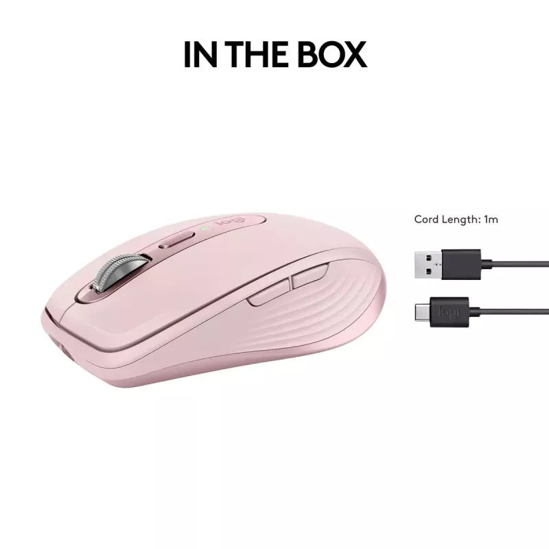 Hiir Logitech MX 3S Roosa USB Optiline