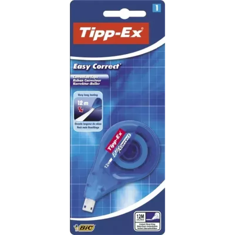 Korrektsioonilint BIC 8290362 12 m sinine valge 4,2 mm