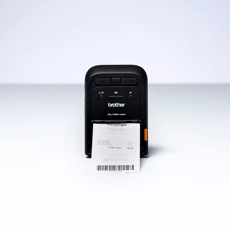 Brother RJ-2035B POS-printer 203 x 203 DPI Juhtmega ja juhtmevaba Termiline Mobiiliprinter