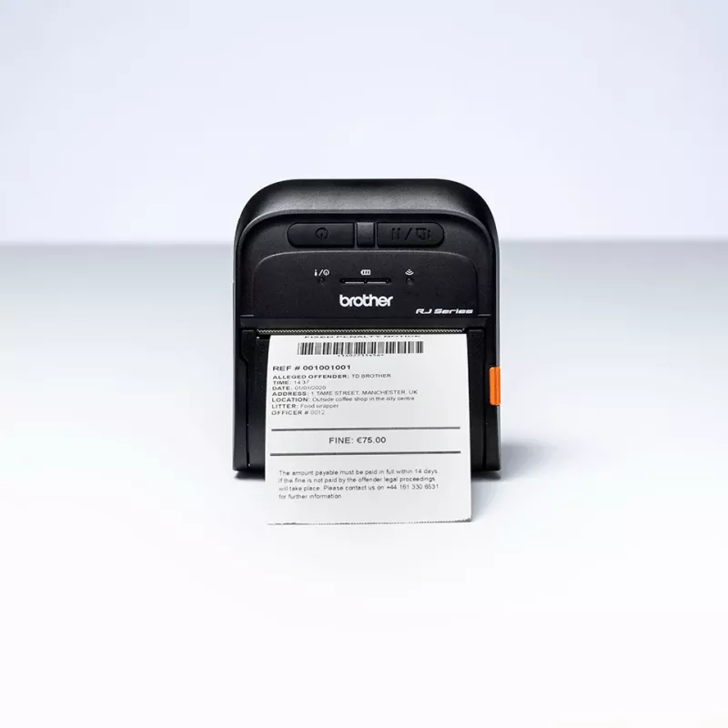 Brother RJ-3055WB sildiprinter 203 x 203 DPI 101,6 mm/sek Juhtmega ja juhtmevaba Wi-Fi Bluetooth