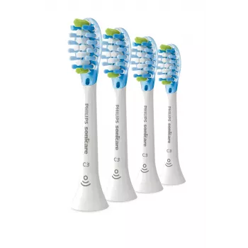 Philips Premium Plaque Defence HX9044/87 4 tk harjapead, 4 tk, Valge, 3 kuu(d), Keskmine, 62000 liigutust minutis, Philips