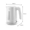 Philips 3000 seeria veekeetja, 1,7 L, 2200 W, valge, plastik, ülekuumenemiskaitse, juhtmevaba