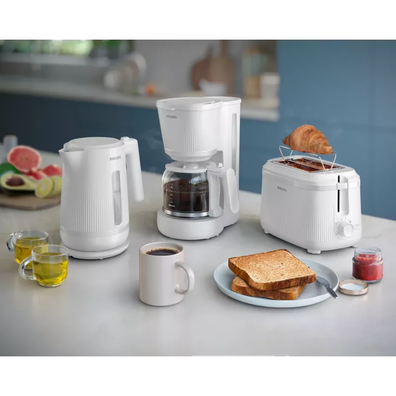 Philips 3000 seeria veekeetja, 1,7 L, 2200 W, valge, plastik, ülekuumenemiskaitse, juhtmevaba