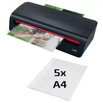 GBC 240 Home Office A4 laminaator, 24 cm, kuumlaminaator, 2 min, 400 mm/min, 0,5 mm, A4
