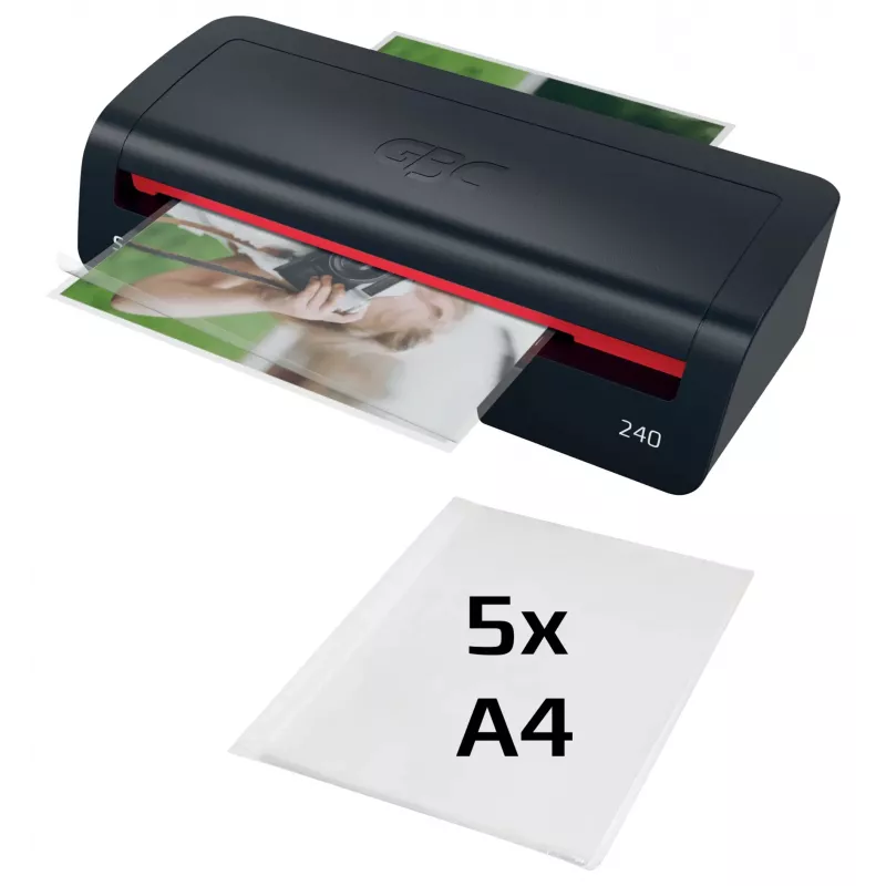 GBC 240 Home Office A4 laminaator, 24 cm, kuumlaminaator, 2 min, 400 mm/min, 0,5 mm, A4