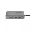 StarTech.com USB-C dokkimisjaam, Kahekordne 4K 60Hz HDMI, ühildub Macbook Pro (M1/M2/M3/M4) ja Windowsiga, USB-A/USB-C 10Gbps jaotur, 100W toide, GbE, SD, 56 cm kaabel