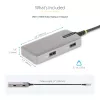 StarTech.com USB-C mitmeportadapter - 4K 60Hz HDMI - HDR - 2-pordiline 5Gbps USB 3.0 jaotur - 100W toiteedastus läbipääsuga - GbE - Works with Chromebook sertifitseeritud - Windows/macOS