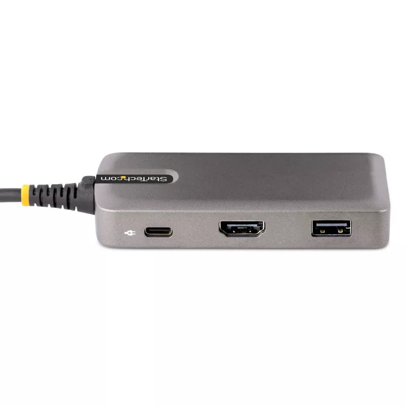 StarTech.com USB-C mitmepordiadapter – 4K 60Hz HDMI koos HDR-iga – 3-pordiline USB-jaotur – 100W läbiv toiteedastus – Works With Chromebook sertifitseeritud – Windows/macOS/iPadOS/Android™