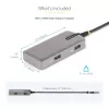 StarTech.com USB-C mitmepordiadapter – 4K 60Hz HDMI koos HDR-iga – 3-pordiline USB-jaotur – 100W läbiv toiteedastus – Works With Chromebook sertifitseeritud – Windows/macOS/iPadOS/Android™