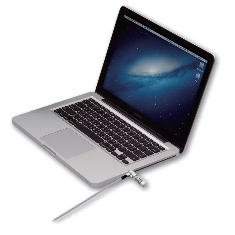 Techly Combination Notebook Security Padlock for Nano Slot, 1.8 m, Kombinatsioonilukk, Metall, Teras, Hõbedane