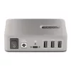 StarTech.com 10-pordiline USB-C jaotur – 8x USB-A / 2x USB-C – toitega koos 65 W toiteplokiga – USB 3.1 10 Gbit/s – laua-/sülearvuti USB-jaotur koos USB-IF sertifitseeritud 3 jala pikkuse lukustuskaabliga, USB-C jaotur