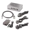 StarTech.com 10-pordiline USB-C jaotur – 8x USB-A / 2x USB-C – toitega koos 65 W toiteplokiga – USB 3.1 10 Gbit/s – laua-/sülearvuti USB-jaotur koos USB-IF sertifitseeritud 3 jala pikkuse lukustuskaabliga, USB-C jaotur