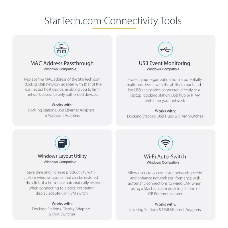 StarTech.com USB C mitmepordiadapter, 4K 60Hz HDMI video, 3 tk 5Gbps USB-A jaotur, 100W USB Power Delivery läbivool/GbE/SD/microSD, 12 inch/30cm kaabel, kaasaskantav sülearvuti dokkimisjaam