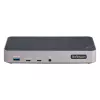 StarTech.com USB-C kolme monitori dokkimisjaam - HDMI/DP kolmekordne 4k USB-C dokk - 5x USB jaotur - GbE - 100W PD - universaalne mitme monitori dokkimisjaam - ühilduv Thunderbolt 3/4-ga