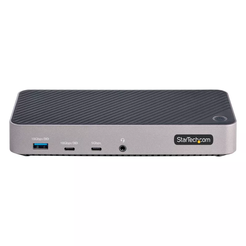 StarTech.com USB-C kolme monitori dokkimisjaam - HDMI/DP kolmekordne 4k USB-C dokk - 5x USB jaotur - GbE - 100W PD - universaalne mitme monitori dokkimisjaam - ühilduv Thunderbolt 3/4-ga