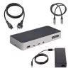StarTech.com USB-C kolme monitori dokkimisjaam - HDMI/DP kolmekordne 4k USB-C dokk - 5x USB jaotur - GbE - 100W PD - universaalne mitme monitori dokkimisjaam - ühilduv Thunderbolt 3/4-ga