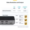 StarTech.com USB-C kolme monitori dokkimisjaam - HDMI/DP kolmekordne 4k USB-C dokk - 5x USB jaotur - GbE - 100W PD - universaalne mitme monitori dokkimisjaam - ühilduv Thunderbolt 3/4-ga