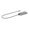 StarTech.com USB-C kolmiku monitori multipordiadapter, kahekordne 4K 60Hz + 4K 30Hz HDMI ja DisplayPort, 3-pordine USB 10Gbps jaotur, 100W PD läbivool, GbE, reisidokk, Windows ja ChromeOS