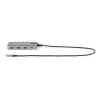 StarTech.com USB-C kolmiku monitori multipordiadapter, kahekordne 4K 60Hz + 4K 30Hz HDMI ja DisplayPort, 3-pordine USB 10Gbps jaotur, 100W PD läbivool, GbE, reisidokk, Windows ja ChromeOS