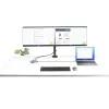 StarTech.com USB-C kolmiku monitori multipordiadapter, kahekordne 4K 60Hz + 4K 30Hz HDMI ja DisplayPort, 3-pordine USB 10Gbps jaotur, 100W PD läbivool, GbE, reisidokk, Windows ja ChromeOS