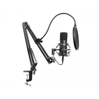Sandberg Streamer USB mikrofoni komplekt, Stuudiomikrofon, -27 dB, 30–16000 Hz, 24-bitine, 96 kHz, ühesuunaline