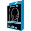 Sandberg USB Office Headset Pro Stereo, juhtmega, kontor/kõnekeskus, 20 - 20000 Hz, 115 g, peakomplekt, must