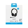 Sandberg MiniJack Chat Peakomplekt, juhtmega, kõned/muusika, 20 - 20000 Hz, 180 g, Peakomplekt, Must