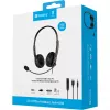 Sandberg 2in1 Office Headset Jack+USB, juhtmega, kontori/kõnekeskuse jaoks, 20 - 20000 Hz, 110 g, kõrvaklapid, must