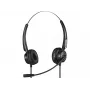 Sandberg USB+RJ9/11 Peakomplekt Pro Stereo, juhtmega, kontor/kõnekeskus, 20–7000 Hz, peakomplekt, must