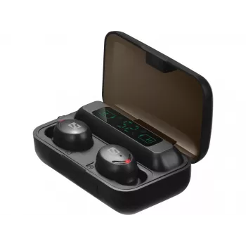 Sandberg Wireless Earbuds + akupank, True Wireless Stereo (TWS), 20 - 20000 Hz, kõned/muusika, peakomplekt, must