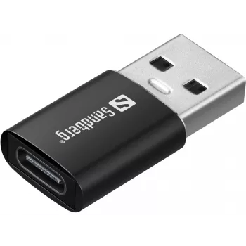 Sandberg Streamer USB Clip Microphone, rinnamikrofon, -38 dB, 50 - 18000 Hz, 16 bit, 48 kHz, 84 dB