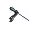 Sandberg Streamer USB Clip Microphone, rinnamikrofon, -38 dB, 50 - 18000 Hz, 16 bit, 48 kHz, 84 dB