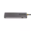 StarTech.com USB-C Multiport-adapter, 4K 60Hz HDMI-video, 3 porti 5Gbps USB-jaotur, 100W Power Delivery läbivool, GbE, 12-tolline/30 cm kaabel, mini reisisadam, sülearvuti dokkimisjaam