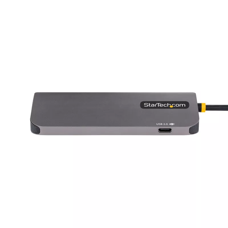 StarTech.com USB-C Multiport-adapter, 4K 60Hz HDMI-video, 3 porti 5Gbps USB-jaotur, 100W Power Delivery läbivool, GbE, 12-tolline/30 cm kaabel, mini reisisadam, sülearvuti dokkimisjaam