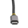 StarTech.com USB-C Multiport-adapter, 4K 60Hz HDMI-video, 3 porti 5Gbps USB-jaotur, 100W Power Delivery läbivool, GbE, 12-tolline/30 cm kaabel, mini reisisadam, sülearvuti dokkimisjaam
