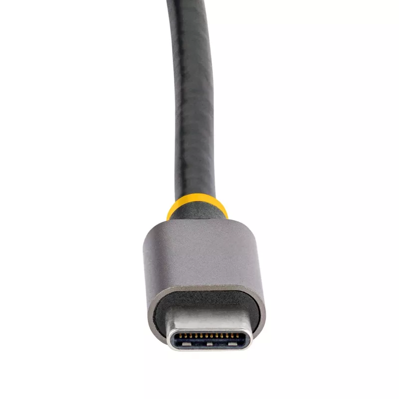 StarTech.com USB-C Multiport-adapter, 4K 60Hz HDMI-video, 3 porti 5Gbps USB-jaotur, 100W Power Delivery läbivool, GbE, 12-tolline/30 cm kaabel, mini reisisadam, sülearvuti dokkimisjaam