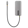 StarTech.com USB-C Multiport-adapter, 4K 60Hz HDMI-video, 3 porti 5Gbps USB-jaotur, 100W Power Delivery läbivool, GbE, 12-tolline/30 cm kaabel, mini reisisadam, sülearvuti dokkimisjaam