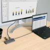 StarTech.com USB-C Multiport-adapter, 4K 60Hz HDMI-video, 3 porti 5Gbps USB-jaotur, 100W Power Delivery läbivool, GbE, 12-tolline/30 cm kaabel, mini reisisadam, sülearvuti dokkimisjaam